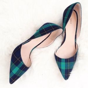 Sole Society Plaid Shoes Size 7